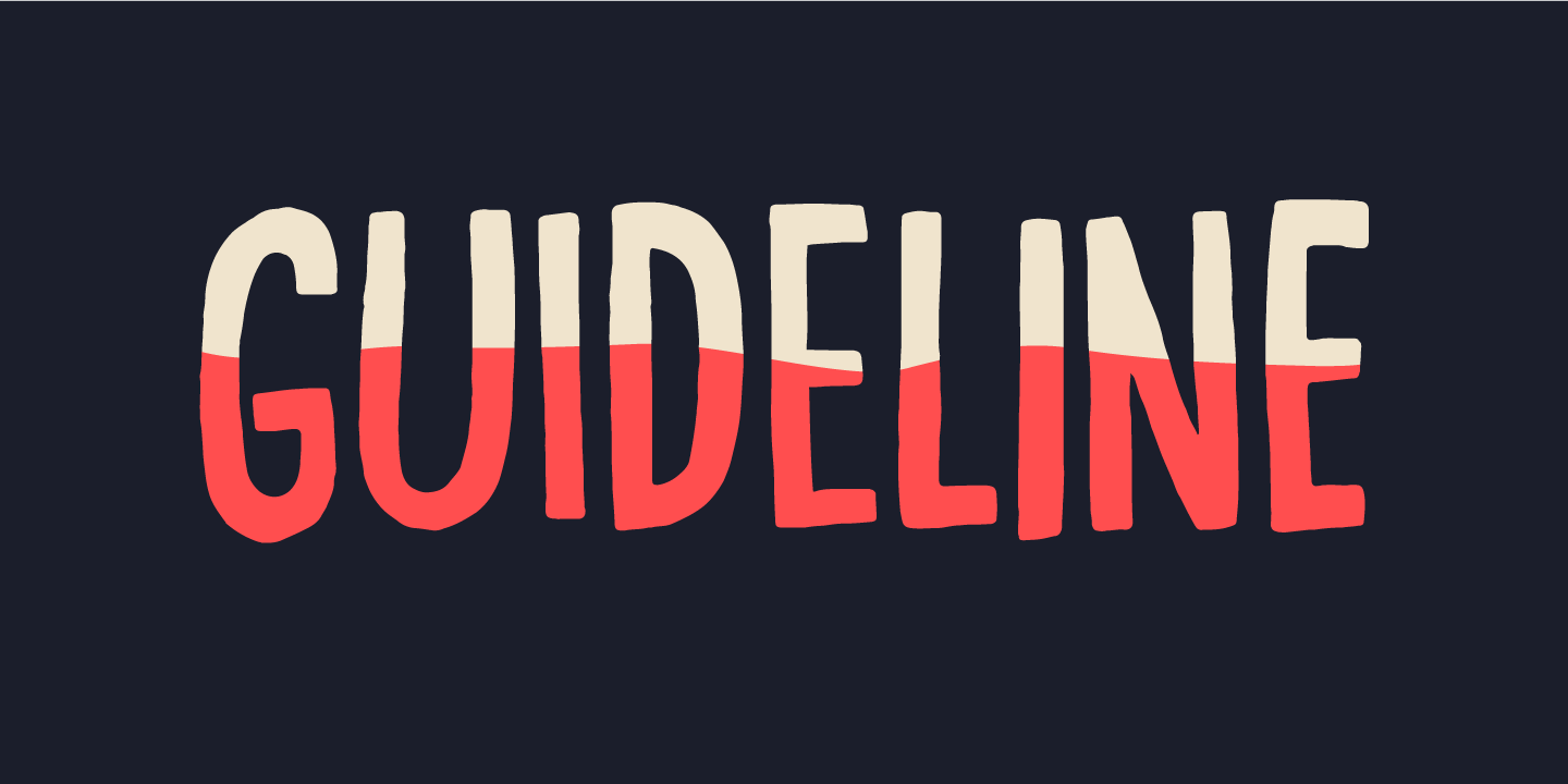 Guideline Font